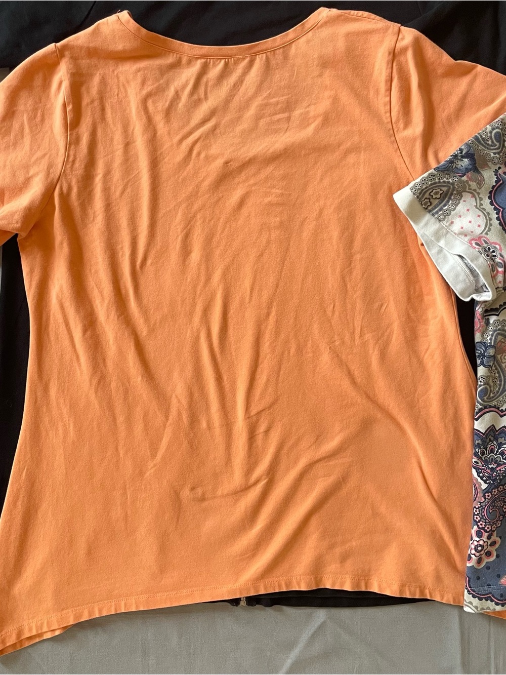 Denim & Co bundle of women’s tops XL, casual top, hoodie zip up & paisley shirt - Picture 12 of 13